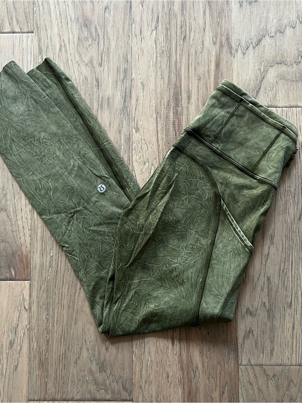lululemon athletica Green side pocket Leggings Sz 6